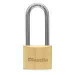 Brass Padlock 40 mm (Long Shackle) with brass cylinder and hardened steel shackle